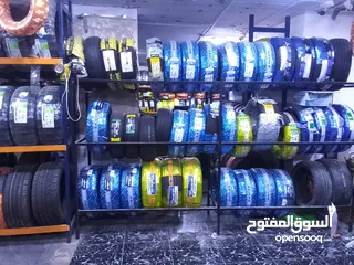  9 محل اطارات وبناشر وتبديل زيوت وكهرباء سيارات للبيع بداعي السفر  للتواصل والاستفسار