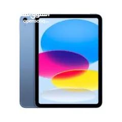  6 iPad 10 (256) GB  ايباد 10 جديد مسكر كفالة الوكيل الرسمي سنة كاملة