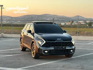  2 كايا سبورتاج  2022 فل الفل فتحة سقف  2x4 ///240Hp بنزين + كهرباء  ( Haybrid) 1600cc