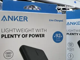  3 PowerBank Anker 20000mAh باور بانك انكر الاصلي