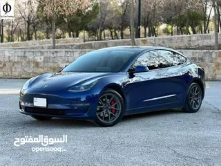 9 Tesla model 3 long range dual motor 2021 540km  Autoscoure B+ السعر 21000 قابل للتفاوض بعد المعاينة