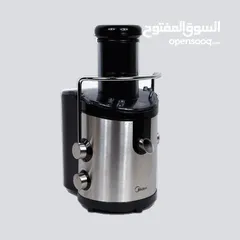  3 عصارة فواكه من ميديا 600 وط جديد غير مستعمل بالكروتونة (عصر جميع انواع الفواكه) midea بسعر ممتاز
