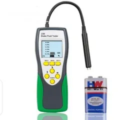  2 يتوفر لدينا جهاز #Brake_Fluid_Tester يحتوي على شاشة LED عالية الوضوح .