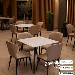  12 طاولات وكراسي وأطقم خارجية