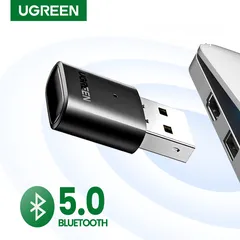  1 UGREEN CM390 USB BLUETOOTH 5.0 ADAPTER يو أس بي فلاش بلوتوث دنجل