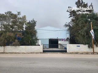  13 هنجر للإيجار صناعي عمان - عين الباشا مساحات من 400م2 الى 4700م2 صناعات خفيفه ومتوسطة هناجر ومستودعات