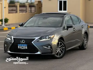  2 لكزس ES 350 2017 فل مواصفات فتحة بانوراما ممشى بسيط جدا