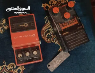  2 جيتار اليكتريك نوع teisco بحاله جيده جدا مع دعسات