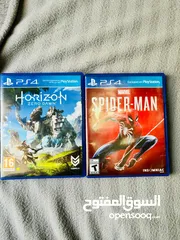  1 Spiderman and Horizon zero dawn for sale