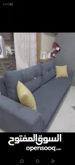  1 طقم كورنر  Lحرف 3*3  وثلاثينه طول مترين تفصيل  مستعمل استعمال بسيط جدا 6شهور  خشب وقماش ثقيل جدا
