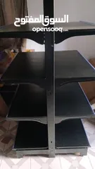  2 رفوف معدنية للسوبر ماركت  مفرد. ومجوز (وسطي)
