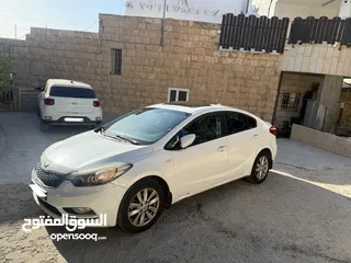  9 كيا k3 سيراتو 2014 مع فتحة سقف نخب بنزين