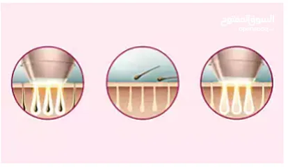  2 جهاز فيلبس ازالة الشعر