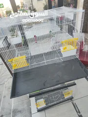  2 مطير طيور حجم كبير يتسع الى جوز وافراخ ، او عدد كبير من الطيور