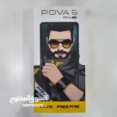  3 جهاز تكنو بوفا Tecno Pova 6 Pro جديد مسكر