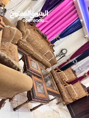  22 طقم كنب New classic استيرادمصري تفصيل9 مقاعدمصنوع من اجود انواع الخشب الزان الصلب  بالكامل