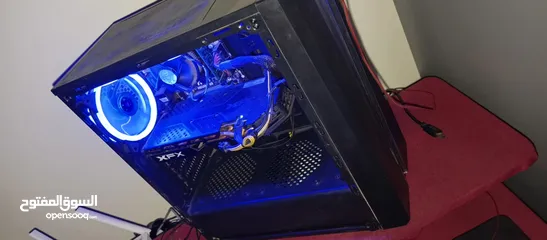  8 gaming PC.  كمبيوتر العاب كامل مع شاشة و كيبورد و ماوس