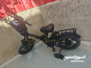  1 بسكليت كهربا للبيع 48 فولت 20 امبير ماطور 750 واط