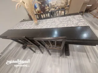  5 طاولة سفره خشب