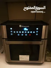  1 قلايه هوائيه ومحضر طعام يونيفيرسل  شبه جديد لم تستخدم بسعه10 لتر