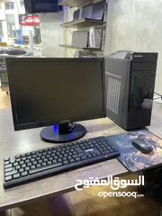  3 PC Core i7 RAM 16 مع شاشة كبيره  22 انش اصليه كامل مكمل