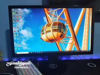  1 شاشة اسوس 144 فريم سرعة استجابة 1ms نوع الشاشة TN  الموقع السلط