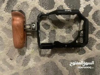  1 Smallrig cage for a7s3 and wooden handle