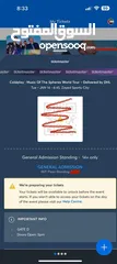  1 Coldplay Tickets (Abu Dhabi)