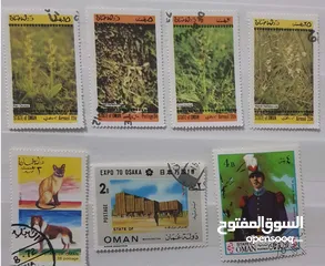  5 طوابع نادرة تركية+ ايران+ طوابع دولة عمان