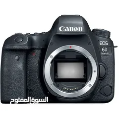  4 كميرا كانون 6d mark ii مع عدستها الفخمه بسعر حرق ونظيفة جدا