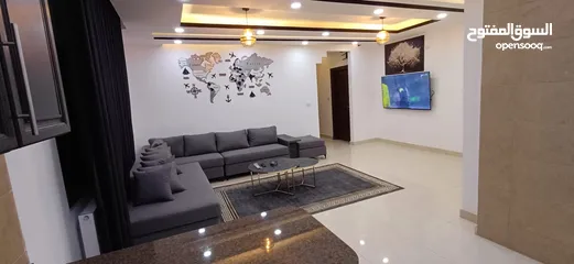  11 شقق فندقيه مفروشة مميزة vip بأجمل مناطق عمان طريق المطار ودير غبار والجبيهه