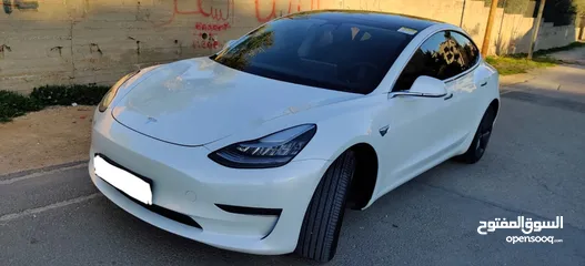  4 تسلا 3 2020 standard plus فحص 92% كلين من دون حوادث نهائي