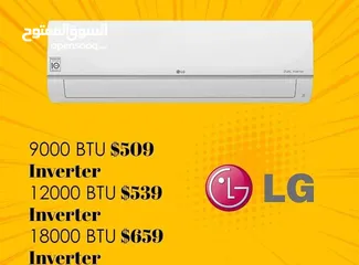  1 Ac LG 24000btu daul inverter