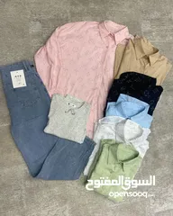  6 شروات ملابس700 قطعه على7ونص القطعه في قلقلية