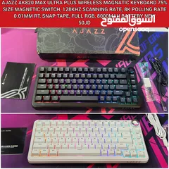  2 كيبوردات Attack Shark X68 HE, Ajazz AK820 Max Ultra, AK680 Max Wireless, Lingbao K98, Tunderobot K63