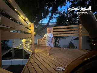 2 Amazing all-in-one wooden garden adventure play set