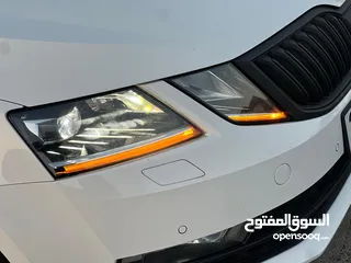  7 سكودا اكتافيا 2019/اتوماتيك ماتور 2000 ديزل فل الفل بدون فتحة بلاك اديشن