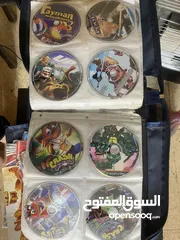  19 حاله ممتازه ابلايشتيشن 1 شغال مع سيديات عدد 150 شغالات العاب نادره وقديمه ايادي تحكم اصليه كاملا