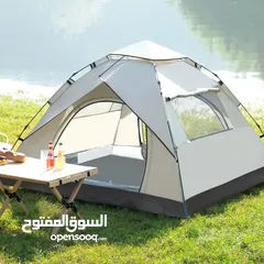  15 Pop up Camping Tent 4 Person Instant Setup Waterproof Family Tent with USB Outdoor Camping Light .