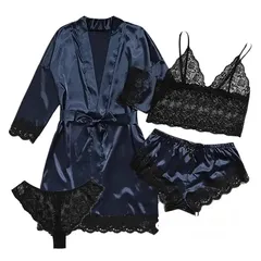  1 Sexy women night gown 5 pieces set