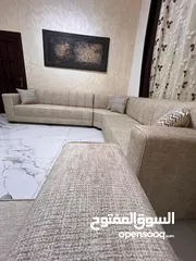  9 اطقم كورنرات تفصيل جديد ستايل امريكي  من افضل انواع الخشب والقماش والاسفنج  مع امكانية تغيير اللون