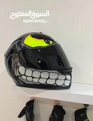  2 AGV K3SV helmet