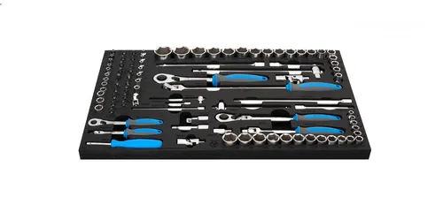  1 UNIOR Set of socket wrenches with accessories  in SOS tool tray