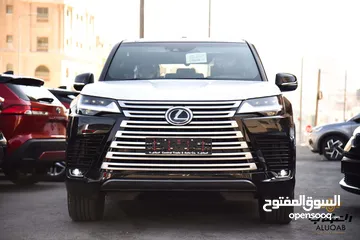  1 لكزس LX600 2024 وارد الوكيل عداد زيرو فاخرة لون اسود مميز
