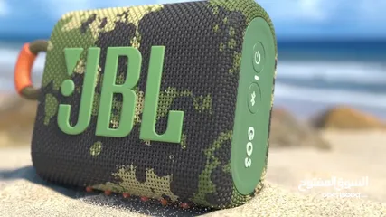  1 JBL GO 3 Camo Bluetooth Waterproof/Dustproof Speaker