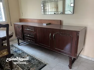  6 طاولة طعام (2م × 1م) – بدون كراسي