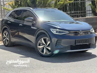  2 ‏ ‏ VW ID4 Crozz PRO  فل كامل برو فحص كامل عداد شبه زيرو حرة بحالة الوكالة