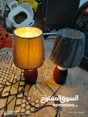  5 تيبل لامب عدد2 للبيع كماهوابصور.بدون المبات الزرقاء زرقاء الجديده البتراوي بقرب من فندق الجوابره