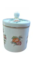  2 وعاء/مرطبان خزفي فاخر من WEDGWOOD - Kutani Crane - إنجليزي أصلي