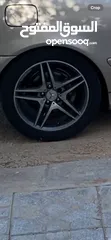  4 جنط 17 amg بدون شعور ولا كسور مع كوشوك ممتاز